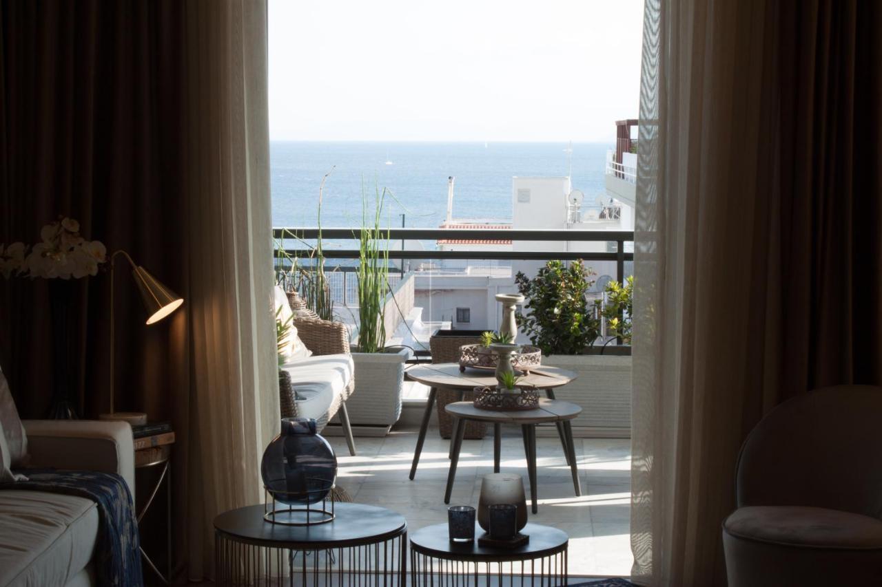 Sea View Super Romantic Apartment Atény Exteriér fotografie